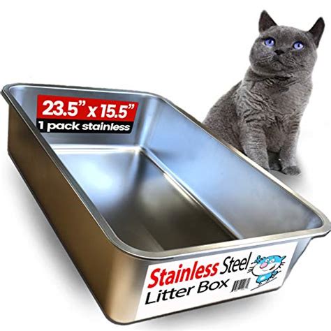 are metal cat litter boxes good|stainless steel litter box pros.